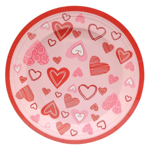 Imagen de PLATO CARTON 7" SAN VALENTIN 1/10**