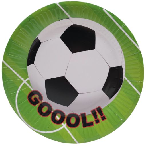Imagen de PLATO CARTON 6" FUTBOL 1/10**