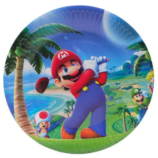 Imagen de PLATO CARTON 6" MARIO 1/10**