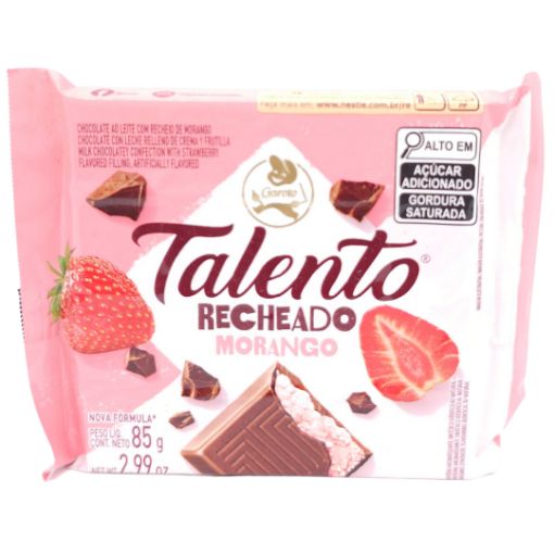 Imagen de GAROTO TALENTO FRESA 1/12 85 GR**