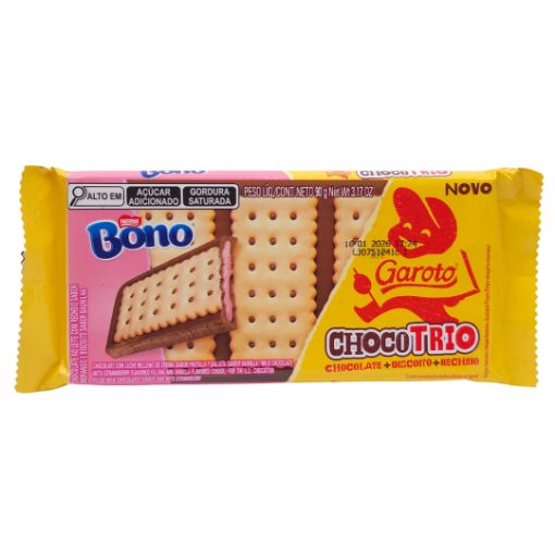 Imagen de GAROTO TABLETA CHOCO-TRIO FRESA 1/12 90 GR**