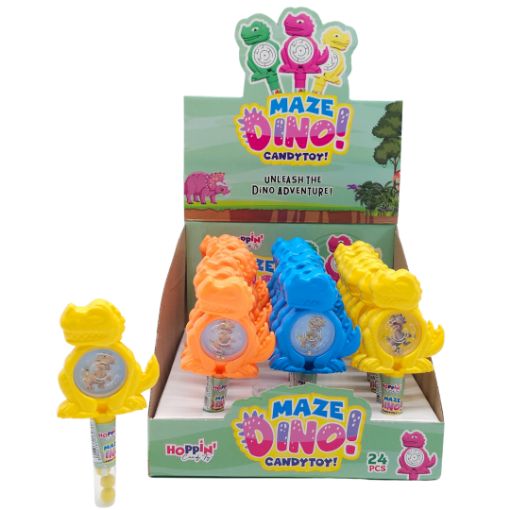 Imagen de DINO MAZE CANDY TOY 12/24**
