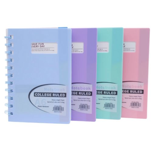 Imagen de LIBRETA COLORES PASTELES 160PAG **