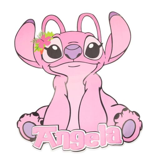 Imagen de LAMINA PARA DECORAR STICH ROSA 1/1 **