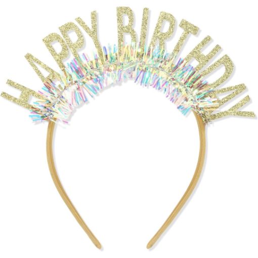 Imagen de CINTILLO HBD DORADO.**