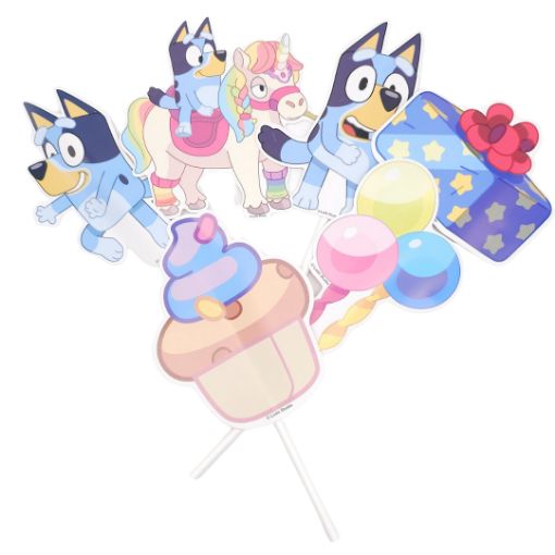 Imagen de TOPPER DECORATIVO BLUEY 1/6 **