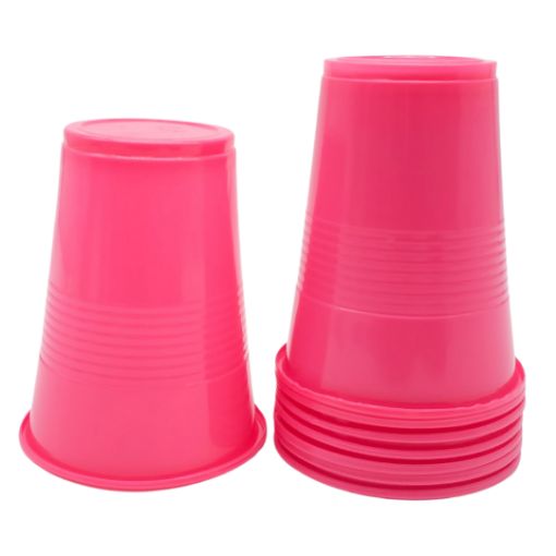 Imagen de VASO PLASTICO 9OZ FUCSIA 1/8.**
