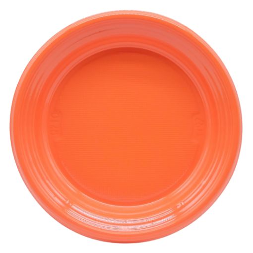 Imagen de PLATO PLASTICO 7" NARANJA 1/8**