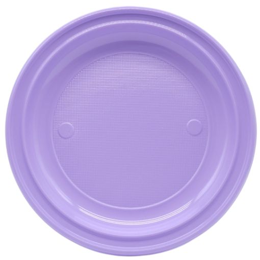 Imagen de PLATO PLASTICO 9" LILA 1/8**