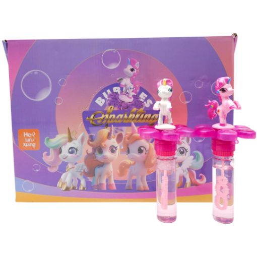 Imagen de BURBUJA VARITA UNICORNIO CON LUZ R118962**