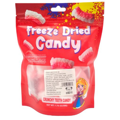 Imagen de GOMITA CRUNCHY DRACULA 50G 24/1**