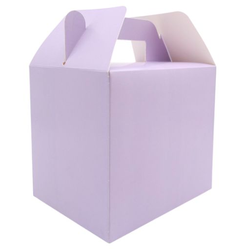 Imagen de CAJITA CUMP. LILA 14X12.5X11CM 6/1 **