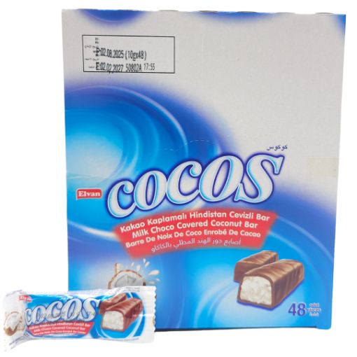 Imagen de CHOC. COCOS BAR 10GR 12/48**