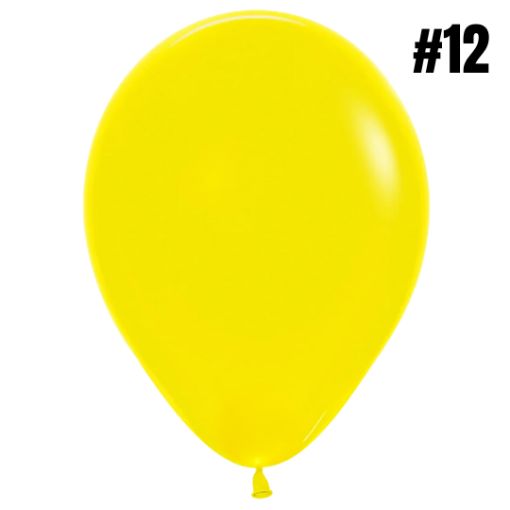 Imagen de VEJIGA 12 AMARILLA BP 1/50 **