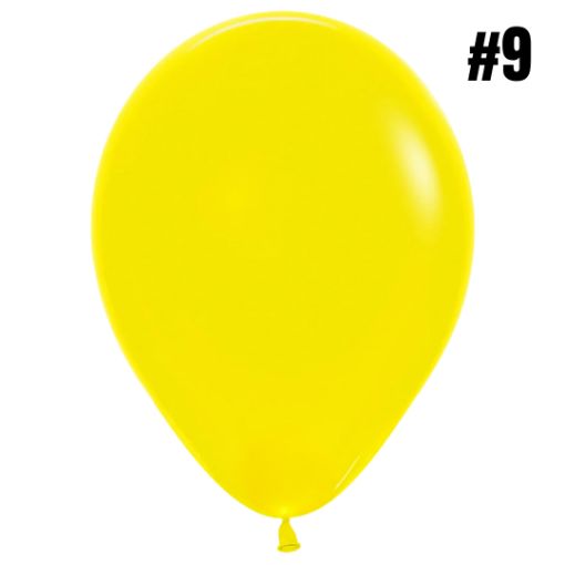 Imagen de VEJIGA 9 AMARILLA BP 1/24 **