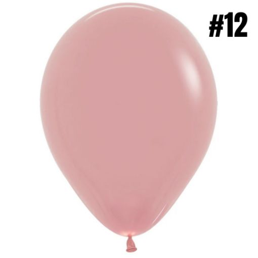 Imagen de VEJIGA 12 ROSA PALO BCA 1/50 **