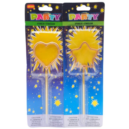 Imagen de VELA PATA DE GALLINA ESTRELLA/CORAZON**