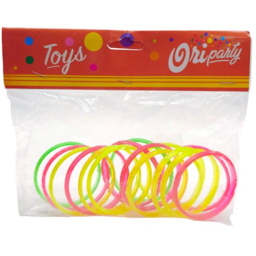 Imagen de PULSERA FINA COLORES PIÑATERIA 1/16  **