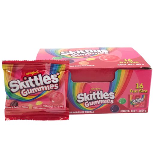 Imagen de SKITTLES GUMMIES 24/16....**