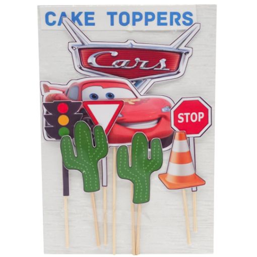 Imagen de CAKE TOPPER MOTIVO CARS 1/6 **