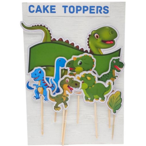 Imagen de CAKE TOPPER MOTIVO DINOSAURIO 1/6 **