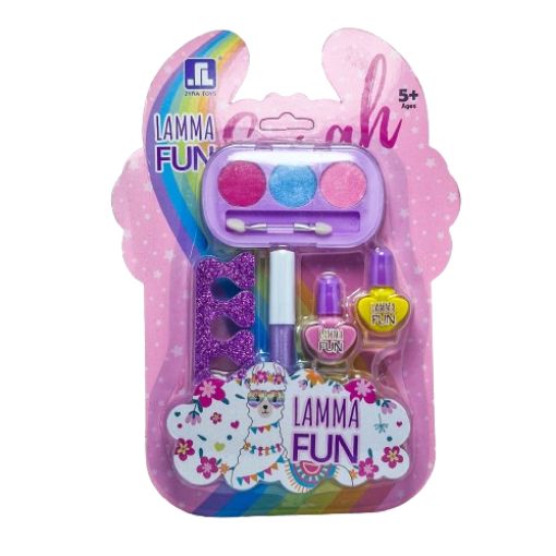 Imagen de MAQUILLAJE LLAMA CON ESMALTE R7342**