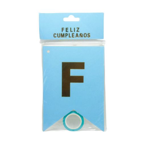 Imagen de LETRERO CUMP. COLOR AZUL CIELO ***