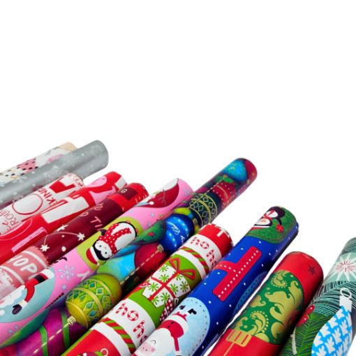 Imagen de ROLLO PAPEL REGALO NAVIDAD 2MX27"***