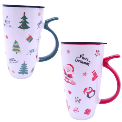 Imagen de POZUELO NAVIDAD C/TAPA 530ML R04-073.***