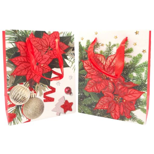 Imagen de BOLSA REGALO NAVIDAD 23X18X10CM 20/12***