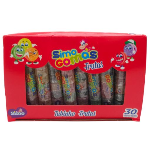 Imagen de GOMA TUBO SIMO FRUTAS 12/30**