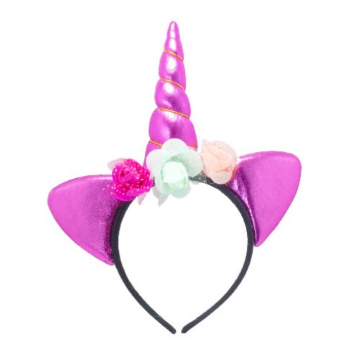 Imagen de CINTILLO UNICORNIO ROSADO 1/1 **