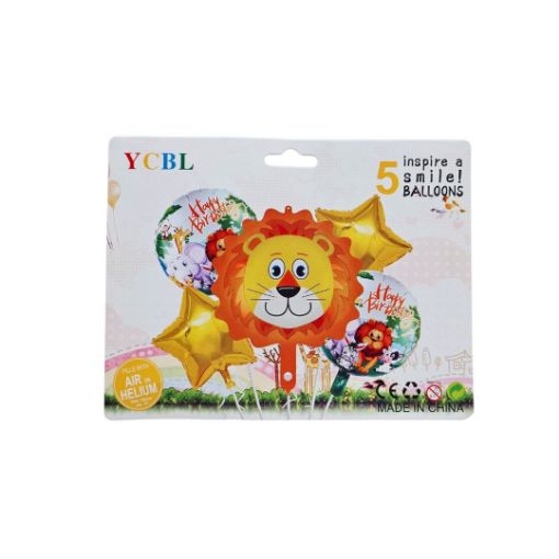 Imagen de SET DE GLOBOS SAFARI 1/5 **