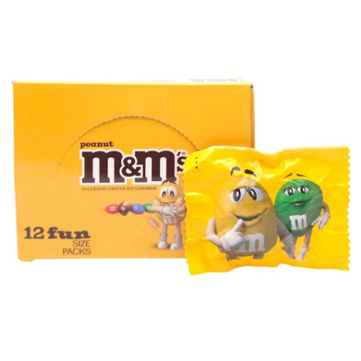Imagen de CHOC. M&M PEANUT FUN SIZE CAJITA 24/12**
