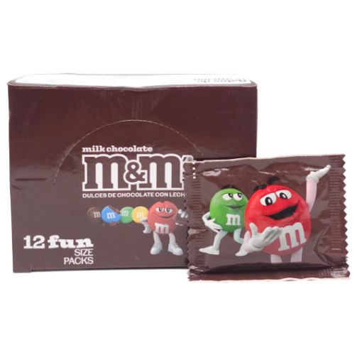 Imagen de CHOC. M&M PLAIN FUN SIZE CAJITA 24/12**