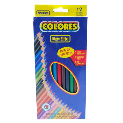 Imagen de LAPIZ DE COLOREAR NEW ELITE 1/12