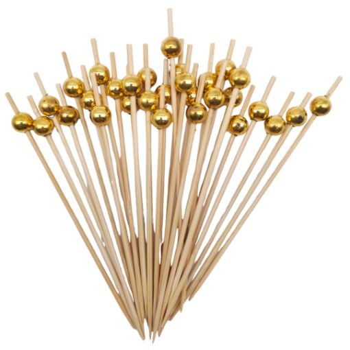 Imagen de PALILLOS PARA PICADERA DORADO 1/30 