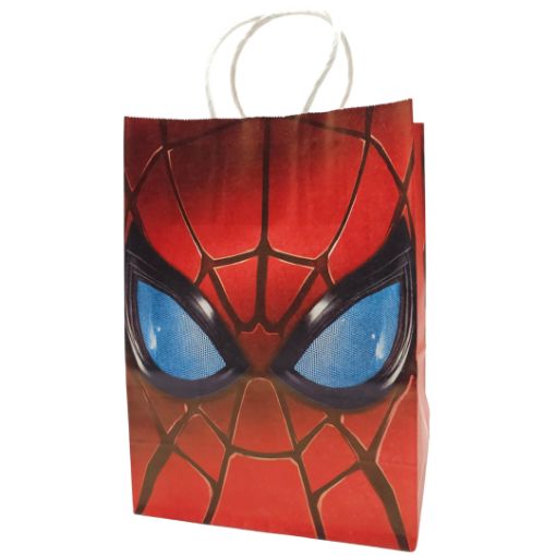 Imagen de BOLSA PAPEL 15X21X8CM SPIDERMAN 12/1