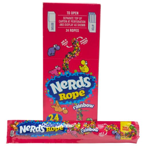 Imagen de NERDS ROPE RAINBOW 26 GR 12/24