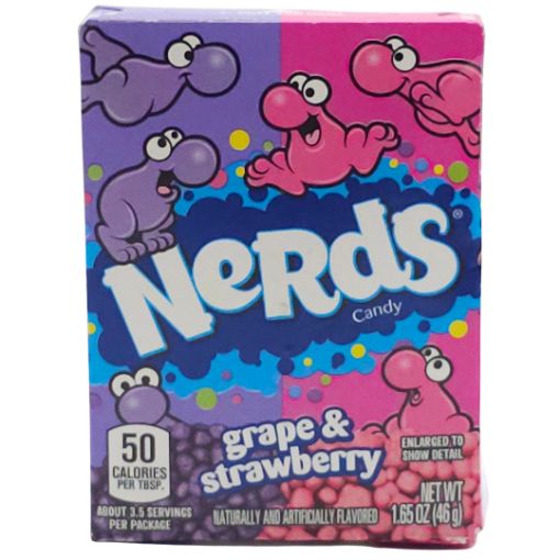 Imagen de NERDS CAJITA GRAPE STRAWBERRY 46 GR 10/36