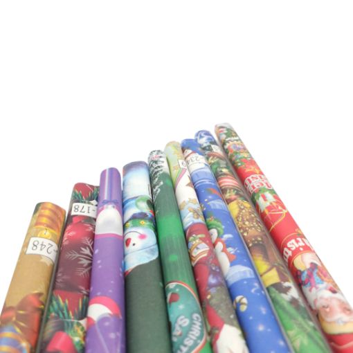 Imagen de PAPEL REGALO 5 ROLLO NAVIDAD**