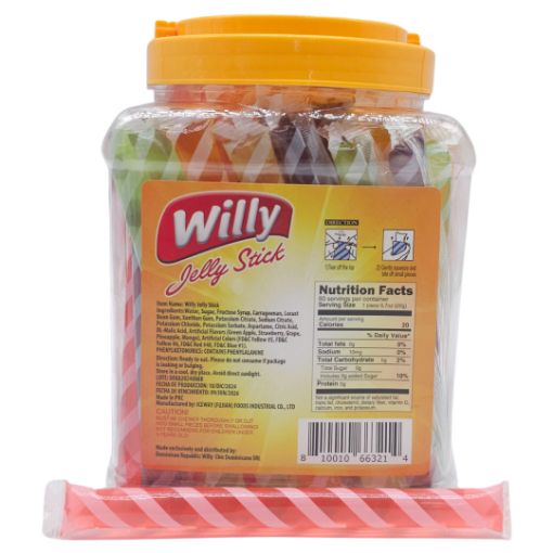 Imagen de WILLY JELLY STICK 8/60**
