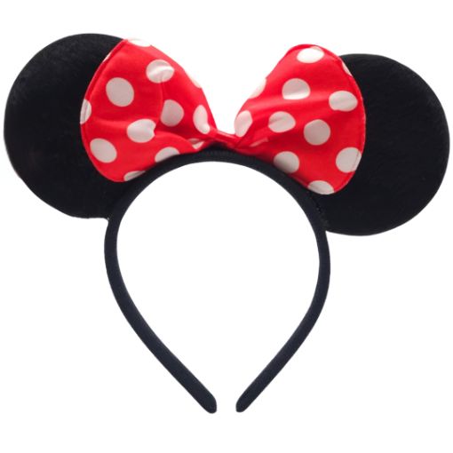 Imagen de CINTILLO MINNIE LAZO ROJO 