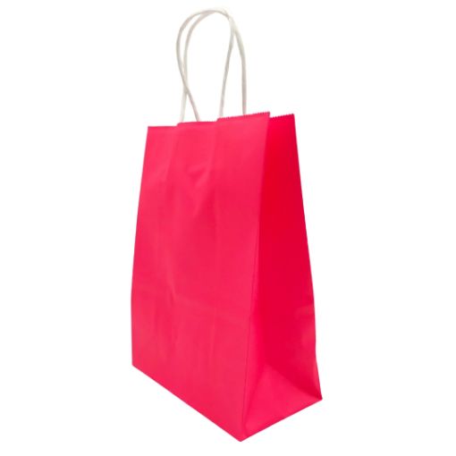 Imagen de BOLSA PAPEL 15X21X8CM FUCSIA 12/1 