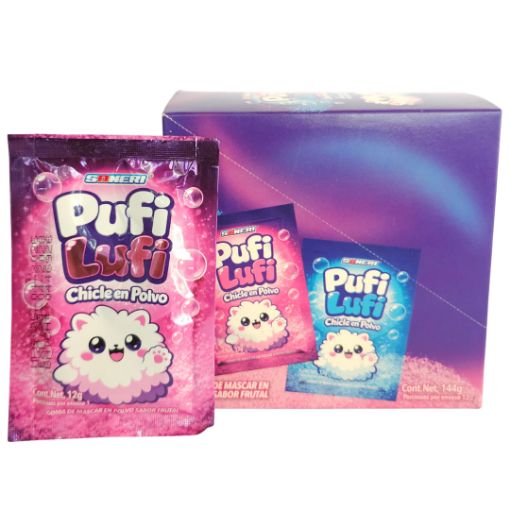 Imagen de CHICLE EN POLVO PUFI LUFI 24/12