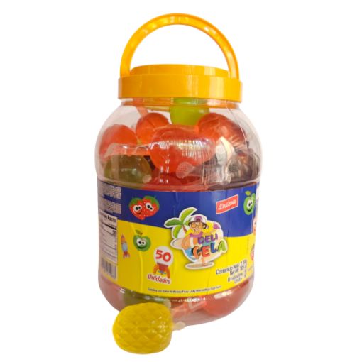 Imagen de GELATINA FRUTA DELIZOLA TARRO 6/50