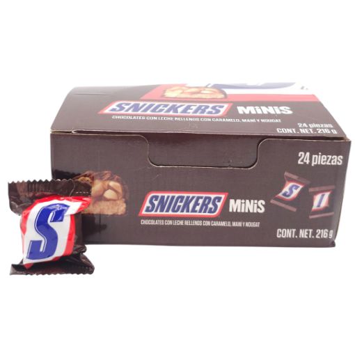 Imagen de CHOC. SNICKER MINI CAJITA 24/24**
