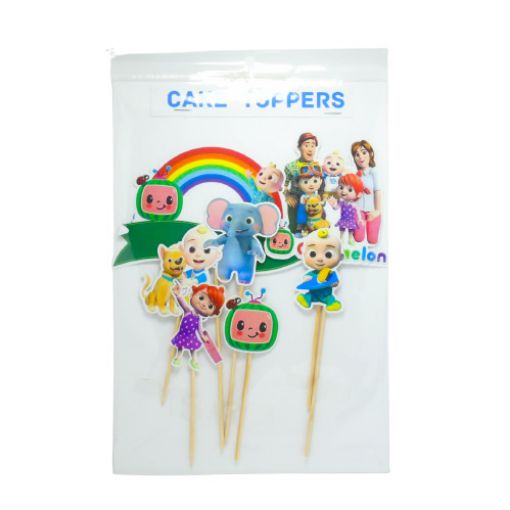 Imagen de CAKE TOPPER MOTIVO COCOMELON 1/6 **