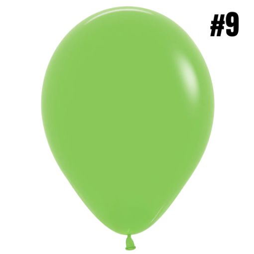 Imagen de VEJIGA 9 VERDE LIMON BP 1/24 **