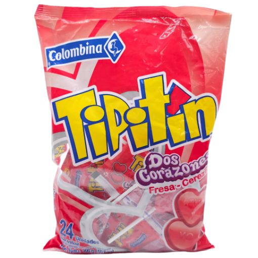 Imagen de PALETA TIPITIN DOS CORAZON 15/24**